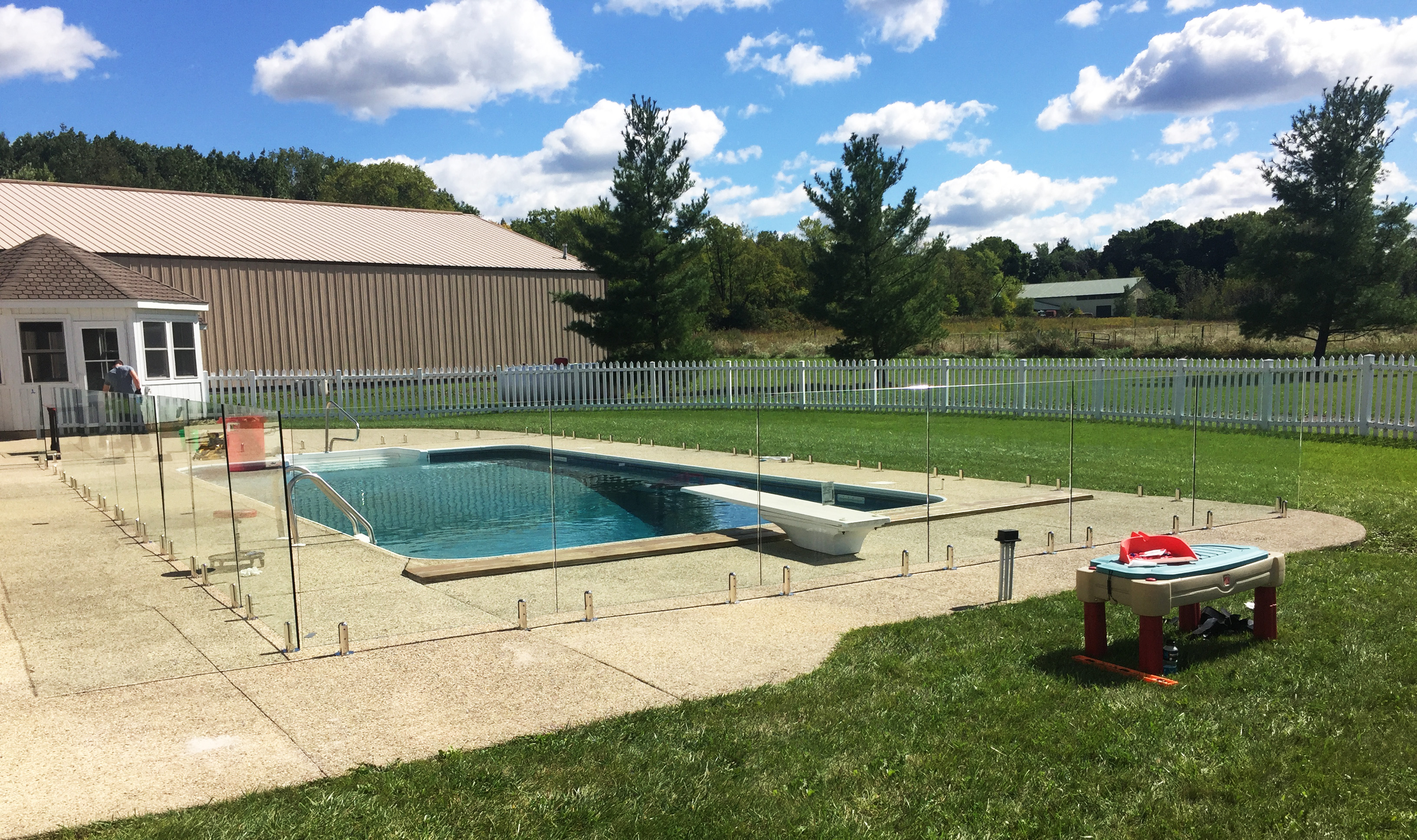 pool fencing babyproof backyard