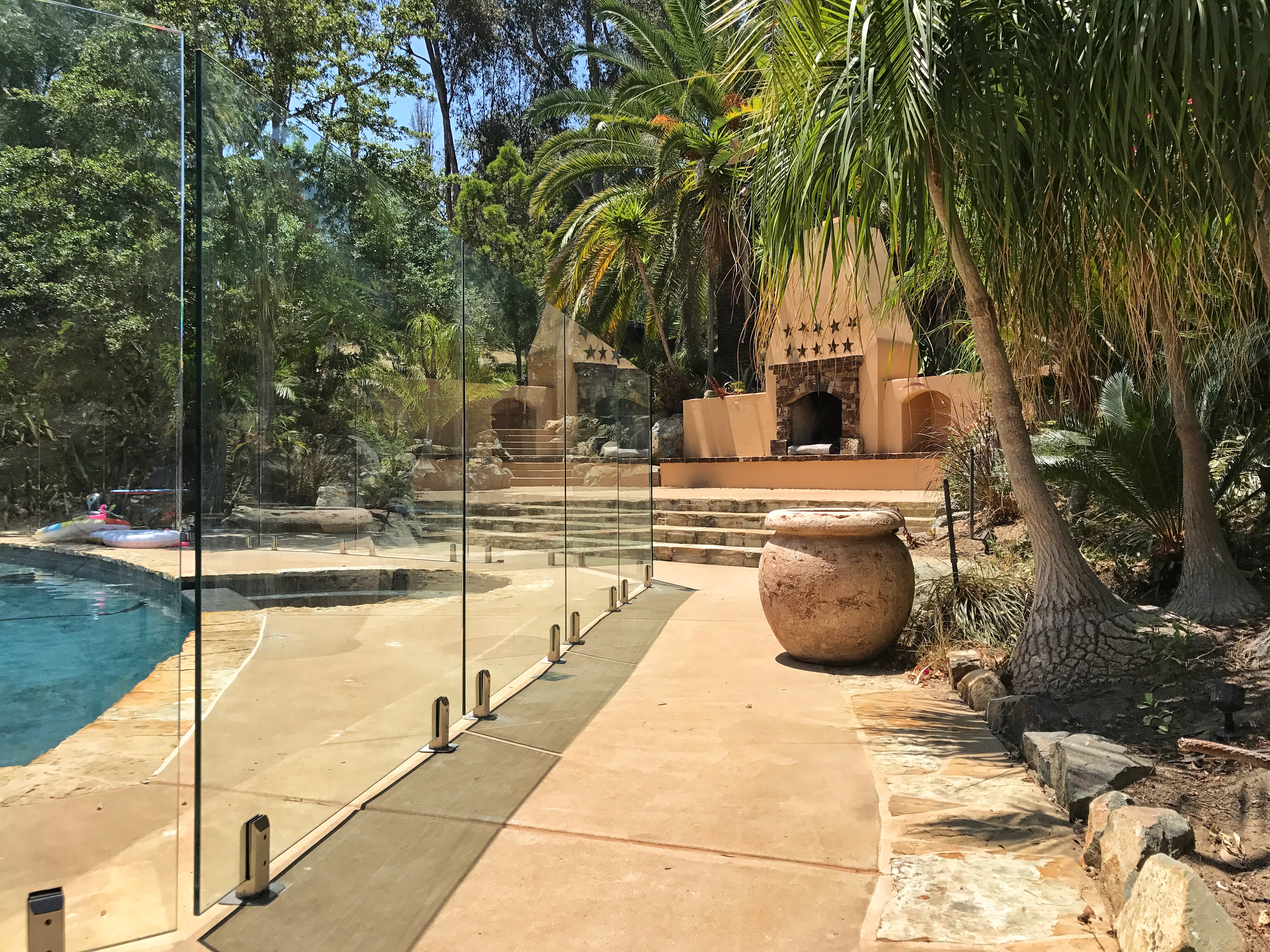 tempered glass pool fencing
