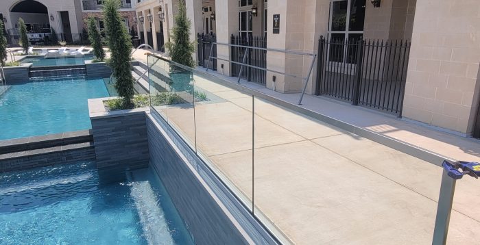 , Washington D.C. Glass Pool Fence