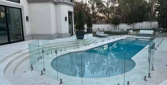 , Virginia Glass Pool Fence